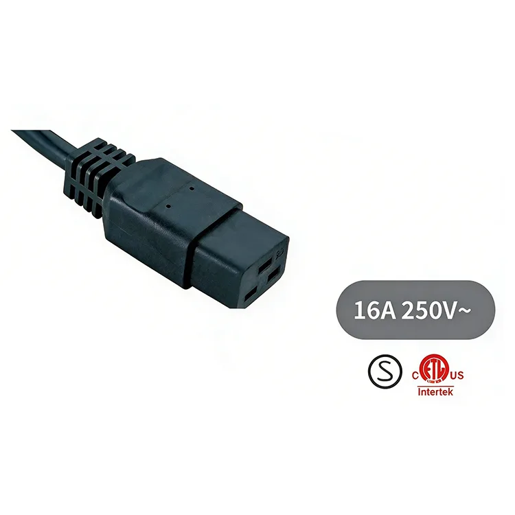 UL Standard Appliance Connector Power Cords